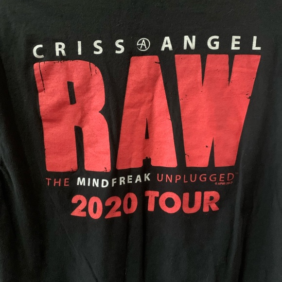 Criss Angel tee unisex size M - Picture 2 of 4